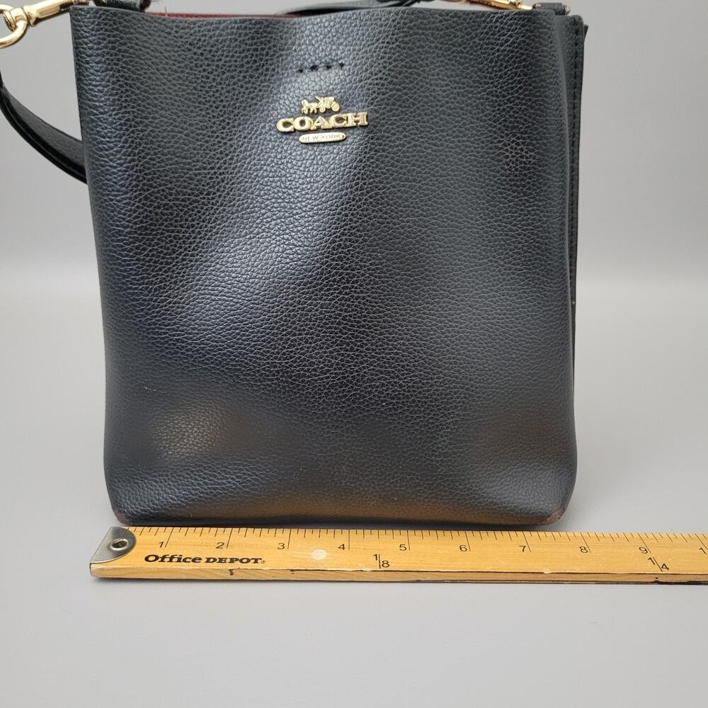 Coach Mollie Bucket Bag 22 Shoulder Bag CA177 Black No Strap - Picture 12 of 16